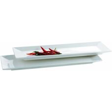 Piatto Mäser Trendy Line - 32x11 cm, Bianco, Elegante