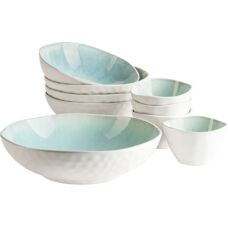 Mäser Groene Keramische Saladeschaal Set - 9-delig
