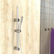 Set de barra de ducha ajustable EISL Modelo Dxz-08 en cromo