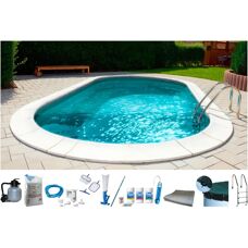 MY POOL BWT Premium Ovalbecken - Stahlwand, 360x120x623cm