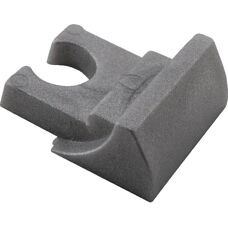 Maco - 43718 - 18 mm - silberfarbig Kunststoff - Endkappe