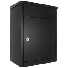 Rottner T05967 Černá Poštovní Schránka - Ocel - Na Zeď
