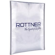 Rottner Požárně odolný obal na dokumenty A4 - Fire Bag DIN A4 - Stříbrný