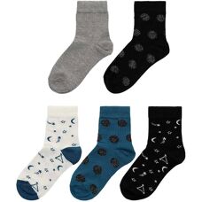 Lenz Mädchen Halbe Socken - 5 Paar Mehrfarben EU 35-38