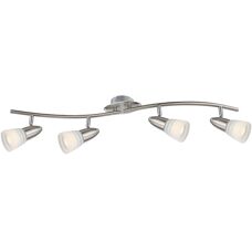 Globo Lighting Caleb Chrome E14 4 Lamp Lighting Rail