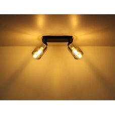 Foco de Techo Globo Lighting Hadera Negro - Foco de Techo