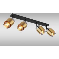 Černé stropní svítidlo GLOBO Lighting 4xE27 - Klasický Styl