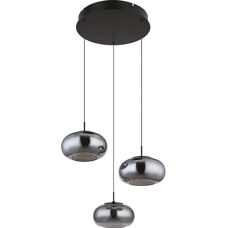 GLOBO LIGHTING Quintara - Black Matte Pendant Light