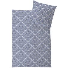 Hefel Tencel Linge de lit Nice 70x90cm / 140x200cm Ivoire Bleu - Linge de lit - Publicité