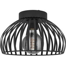 EGLO Black Mogano 3 Ceiling Light - Modern Minimalist Fixture