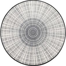 Kleen-Tex Cascara Grey Wash+Dry Round Carpet - Carpet
