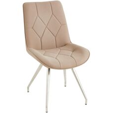 Novel Modell HD81386-SS Taupe Stahlstuhl - Stuhl