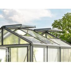 GFP drivhus 3,11x4,60m polykarbonat vanntett - Grønn