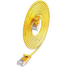 SLIM - SLIM-L-UU-K6A - Amarillo - 10 m - Cable de parche