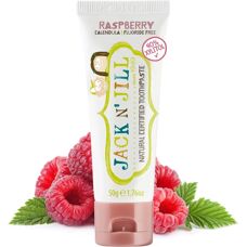 Jack N Jill Raspberry Natural Toothpaste - Kids Organic Calendula, 50g