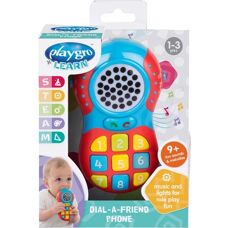 Playgro Dětský Telefon - Vzdělávací Hračka se Zvukem a Světly