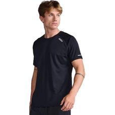 2XU Aero Tee - Small Black/Silver Reflective - T-shirt