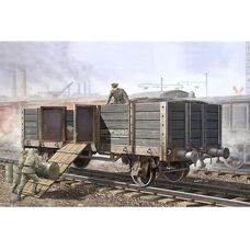 Trumpeter German Railway Gondola - Military Model Kit 1:35
