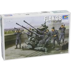 Maquette Militaire Flak 38 Allemand 2cm - Trumpeter