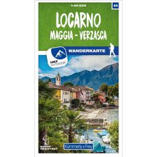 Hallwag Kümmerly+Frey AG - Locarno / Maggia - Verzasca 44 - Karte