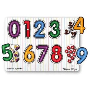 Melissa & Doug Number Puzzle - Educational Wooden Puzzle for Kids Melissa & Doug Number Puzzle - Educational Wooden Puzzle for Kids