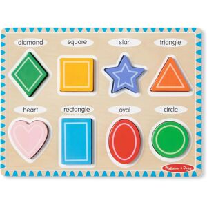Melissa & Doug Wooden Shapes Puzzle - 8 pcs for Toddlers Melissa & Doug Wooden Shapes Puzzle - 8 pcs for Toddlers