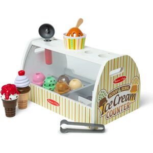 Melissa & Doug Wooden Ice Cream Playset - 28 Pieces - Pretend Food & Accessories Melissa & Doug Wooden Ice Cream Playset - 28 Pieces - Pretend Food & Accessories