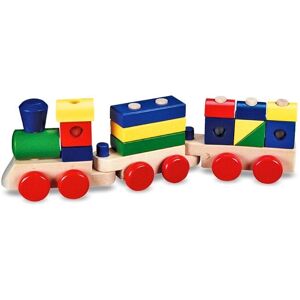 Melissa & Doug Train d'empilement en bois - Jouet pour enfants - Publicité Melissa & Doug Train d'empilement en bois - Jouet pour enfants - Publicité