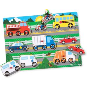 Melissa & Doug Vehicles Puzzle - 8 Pieces - Puzzle for Kids Melissa & Doug Vehicles Puzzle - 8 Pieces - Puzzle for Kids