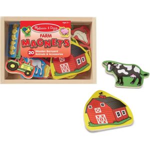 Melissa & Doug Wooden Farm & Animal Magnets - Educational Kids Fridge Magnets Melissa & Doug Wooden Farm & Animal Magnets - Educational Kids Fridge Magnets