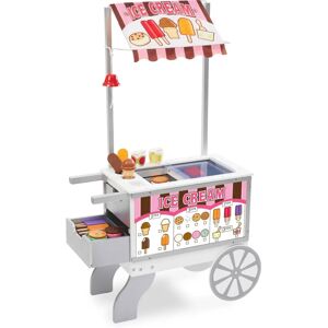 Melissa & Doug Wooden Food Cart with 52 Pieces - Role Play Toy Melissa & Doug Wooden Food Cart with 52 Pieces - Role Play Toy
