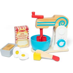 Melissa & Doug Wooden Make-a-Cake Mixer Set - Toy for Kids Melissa & Doug Wooden Make-a-Cake Mixer Set - Toy for Kids