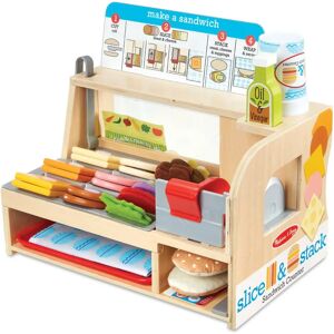 Melissa & Doug Wooden Slice & Stack Sandwich Counter - Deli Slicer - 56-Piece Melissa & Doug Wooden Slice & Stack Sandwich Counter - Deli Slicer - 56-Piece