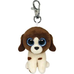 Clip clé en peluche Muddles le chien de Ty - Type de clé Clip clé en peluche Muddles le chien de Ty - Type de clé