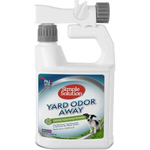 Simple Solution Yard Odor Away Spray pour Tuyau - Neutralisant d'odeurs d'animaux - Publicité Simple Solution Yard Odor Away Spray pour Tuyau - Neutralisant d'odeurs d'animaux - Publicité