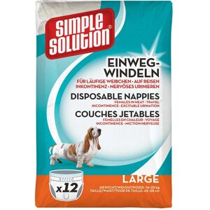 Simple Solution Dog Diapers - Size L - 45-57cm Simple Solution Dog Diapers - Size L - 45-57cm