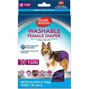 Simple Solution Dog Nappy Size M - Female - Washable Simple Solution Dog Nappy Size M - Female - Washable