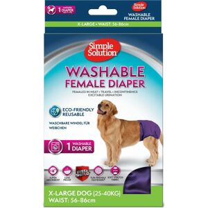 Couche Lavable Simple Solution XL pour Chien Femelle - Publicité Couche Lavable Simple Solution XL pour Chien Femelle - Publicité