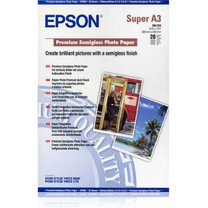 Epson Premium Photo Paper - Semi-gloss A3+ 250gsm Epson Premium Photo Paper - Semi-gloss A3+ 250gsm