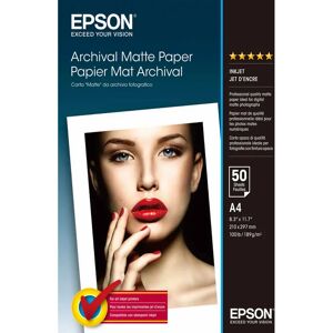 Epson White A4 Archival Matte Paper - Professional Quality Epson White A4 Archival Matte Paper - Professional Quality