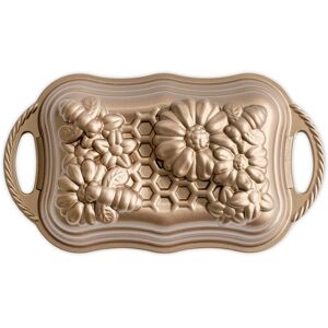 Nordic Ware Honeycomb Loaf Pan - Dourado Nordic Ware Honeycomb Loaf Pan - Dourado
