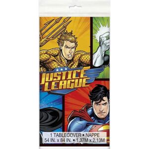 JADEO Plastový ubrus Justice League 137 x 213 cm JADEO Plastový ubrus Justice League 137 x 213 cm