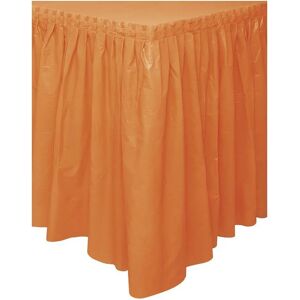 Unique Party 50049 Orange Plastic Rectangular Tablecloth - Tablecloth Unique Party 50049 Orange Plastic Rectangular Tablecloth - Tablecloth