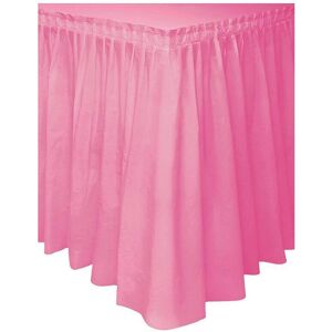 Unique Party 50051 Nappe jetable rectangulaire en plastique rose - Publicité Unique Party 50051 Nappe jetable rectangulaire en plastique rose - Publicité