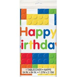Nappe en plastique rectangulaire multicolore Unique Party 58233 - Nappe - Publicité Nappe en plastique rectangulaire multicolore Unique Party 58233 - Nappe - Publicité