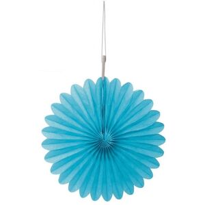 Unique - Powder Blue Solid - 15cm - 3pc - éventails en papier - Publicité Unique - Powder Blue Solid - 15cm - 3pc - éventails en papier - Publicité