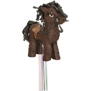 Piñata cheval marron Unique Party - Jeu de fête - Publicité Piñata cheval marron Unique Party - Jeu de fête - Publicité