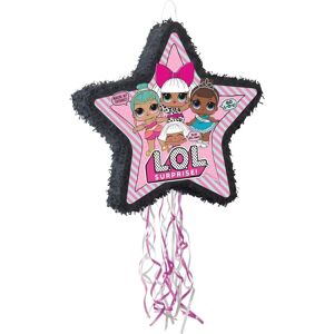 Unique Party 66231 - Piñata LOL Surprise - Forme d’étoile, 57x55cm - Publicité Unique Party 66231 - Piñata LOL Surprise - Forme d’étoile, 57x55cm - Publicité