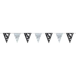 Generic - Grad Banner - Zwart en Zilver - Banner Generic - Grad Banner - Zwart en Zilver - Banner