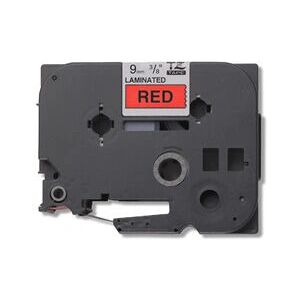 Brother TZE421 Laminated Labeling Tape - 9mm Black/Red Brother TZE421 Laminated Labeling Tape - 9mm Black/Red